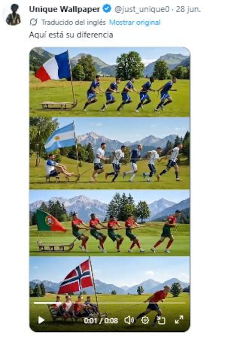 Los memes de la derrota de Portugal en el Mundial 2026 (Foto: X.com)