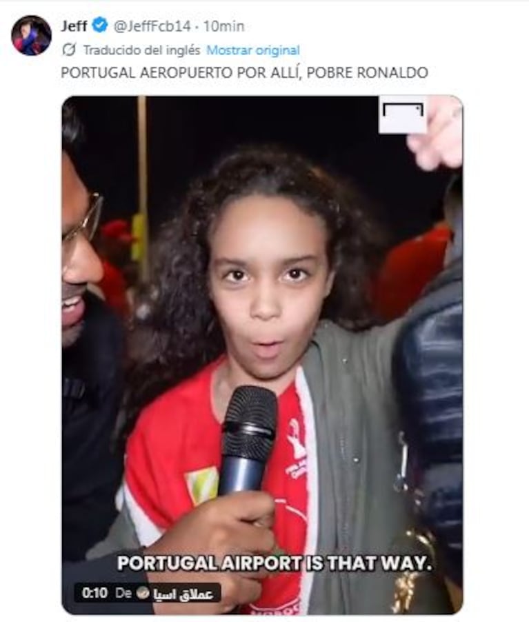 Los memes de la derrota de Portugal en el Mundial 2026 (Foto: X.com)