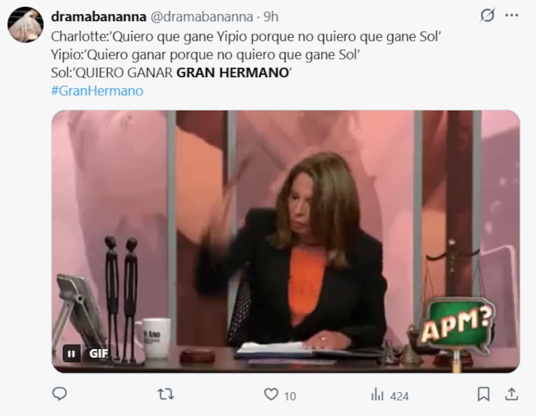 Los memes de la previa de la final de la Gran Hermano Generación Dorada (Foto: captura de X).
