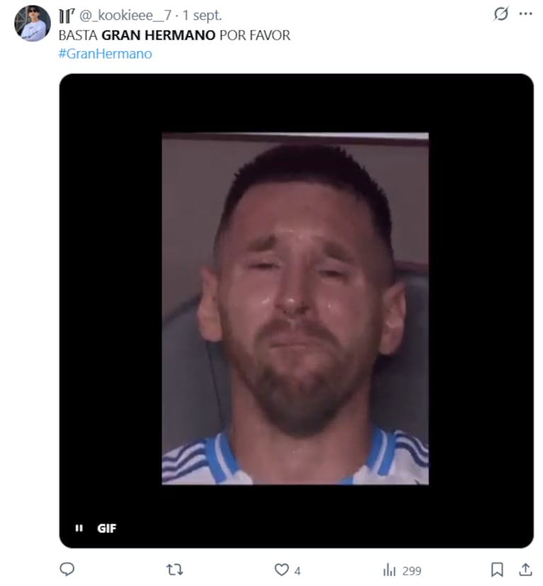 Los memes de la previa de la final de la Gran Hermano Generación Dorada (Foto: captura de X).