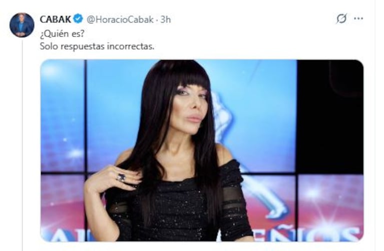 Los memes de las fotos de Cecilia Roth como Moria Casán (Foto: Twitter / X)