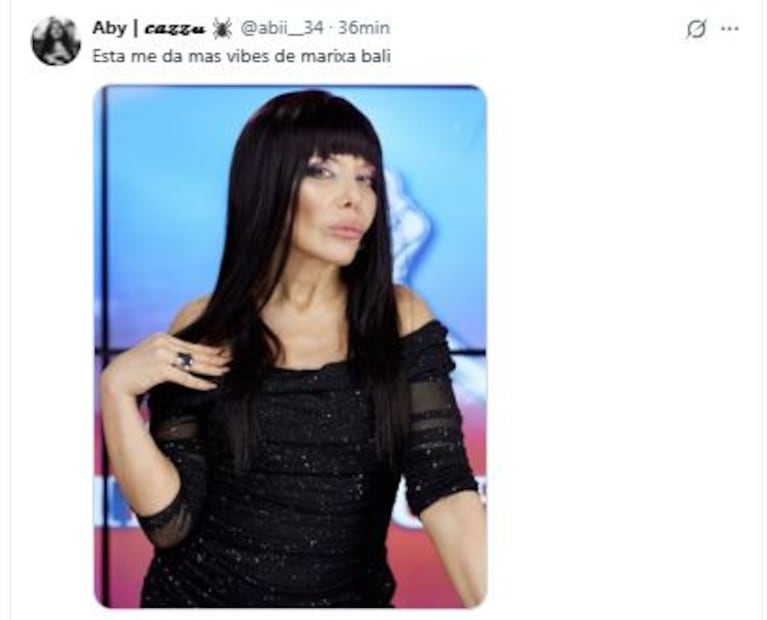 Los memes de las fotos de Cecilia Roth como Moria Casán (Foto: Twitter / X)