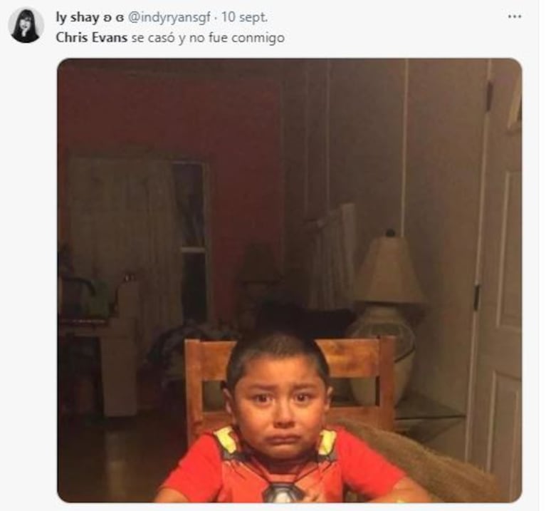 Los memes del casamiento de Chris Evans y Alba Baptista (Foto: Twitter)