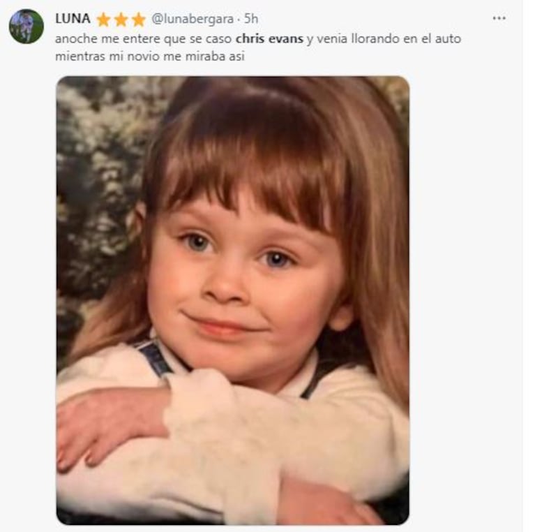 Los memes del casamiento de Chris Evans y Alba Baptista (Foto: Twitter)