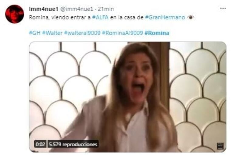 Los memes del regreso de Alfa a Gran Hermano 2022: Romina y Julieta fueron el blanco de las bromas	