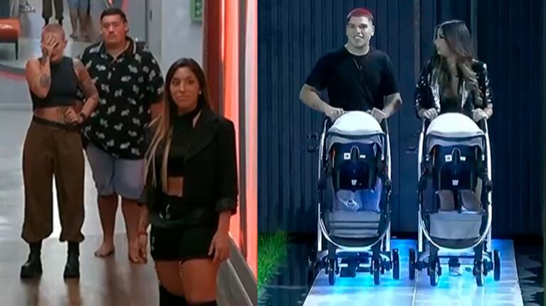 Los memes más picantes por la visita de Daniela Celis y Thiago Medina con sus gemelas a Gran Hermano.