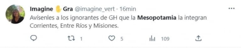 Los memes por el debate de los participantes de Gran Hermano sobre la Mesopotamia argentina