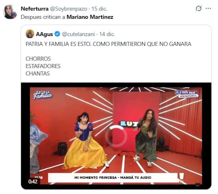 Los memes que generó el regreso de Mariano Martínez como "El Rey Sol Marquesi" (Foto: Twitter/X)