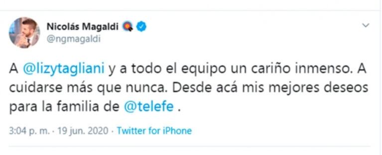 Los mensajes de aliento de los famosos a Lizy Tagliani tras contar que tiene coronavirus