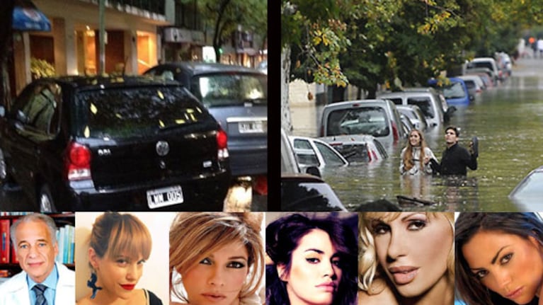 Los mensajes de los famosos afectados por el fuerte temporal