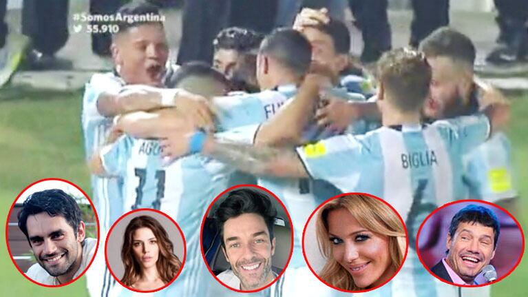Los mensajes de los famosos en Twitter tras el triunfo de Argentina ante Chile (Fotos: Captura y Web)