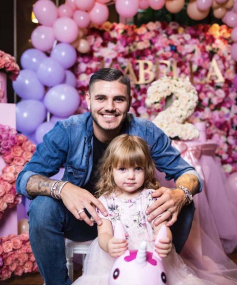 Los mensajes de Mauro Icardi y Wanda Nara por el cumpleaños de su hija Isabella tras el escándalo: "Qué rápido pasa el tiempo"