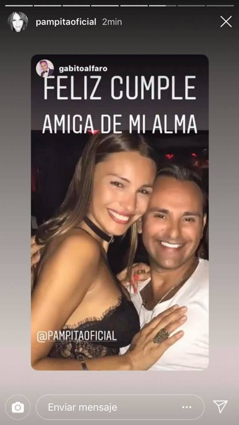 Los mensajes más tiernos que Pampita recibió por su cumpleaños: ¡amorosas palabras y divertidas fotos!