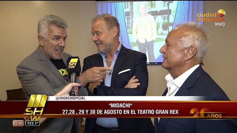 Los Midachi hablaron con Mshow de su regreso al teatro Gran Rex como trío histórico (Foto: Ciudad Magazine).