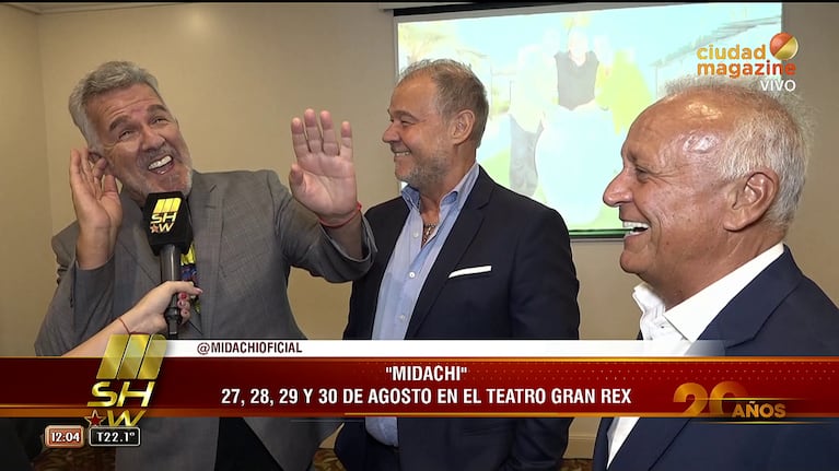 Los Midachi hablaron con Mshow de su regreso al teatro Gran Rex como trío histórico (Foto: Ciudad Magazine).
