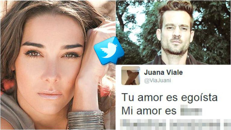 Los misteriosos tweets de Juana Viale: ¿serán para Chano? (Fotos: Web y Twitter)