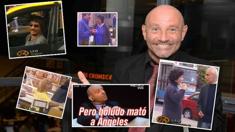 Los momentos más recordados de Leo Rosenwasser en la televisión. Fotos: Web y Capturas YouTube.