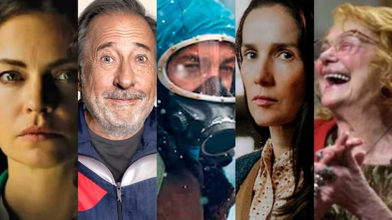 Los nominados a los Premios Sur 2026 (Fotos: gentileza Prime Video, Disney+, y Netflix)