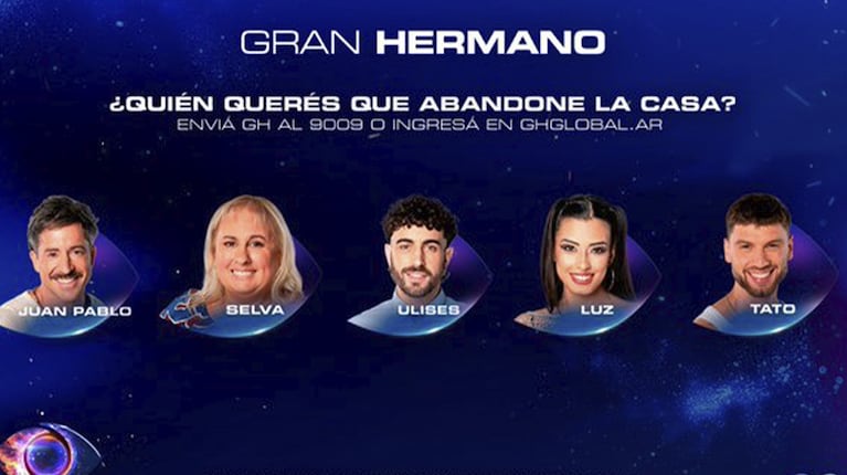 Los nominados de Gran Hermano.