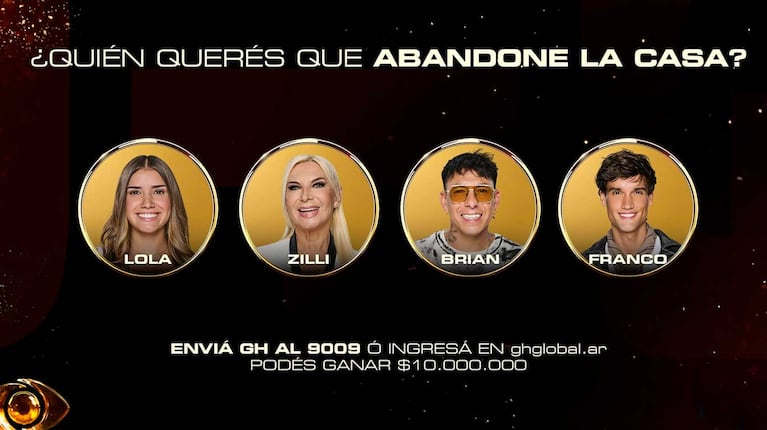 Los nominados de Gran Hermano del 30 de marzo de 2026 (Foto: captura Telefe)