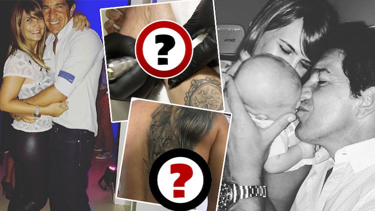Los nuevos tatuajes de Amalia Granata y Leonardo Squarzon (Foto: Instagram)