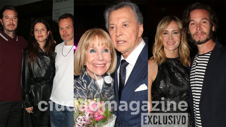 Los Ortega, Evangelina Salazar y Julieta Prandi acompañaron a Palito en su homenaje (Foto: Movilpress).
