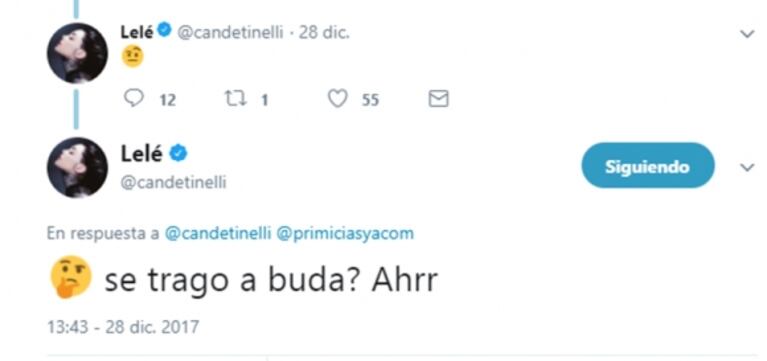 Los "palitos" de Cande Tinelli a Franco Masini por sus declaraciones sobre la separación: "¿Se comió a Buda?"