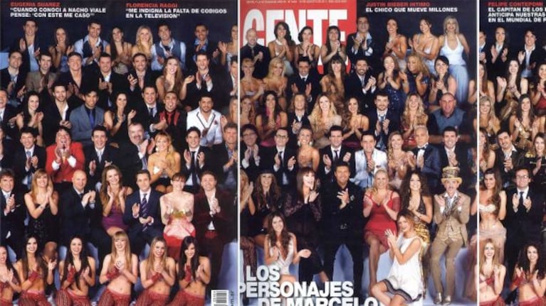Los personajes de Marcelo Tinelli. (Foto: Revista Gente).