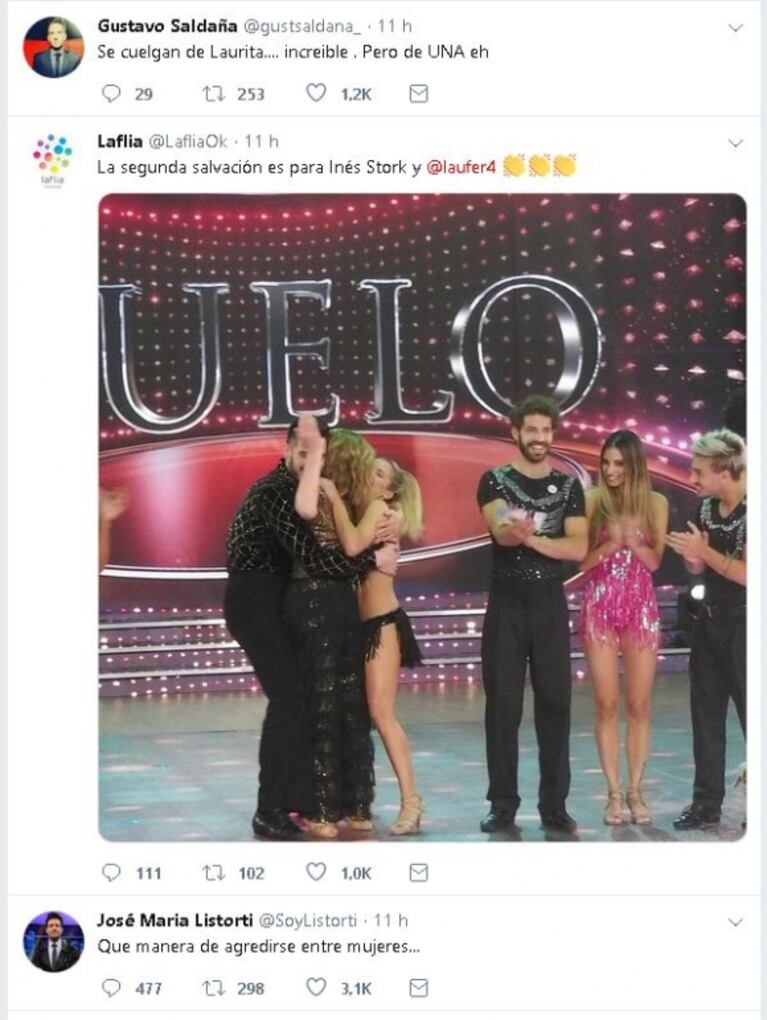 Los picantes likes de Laurita Fernández tras su cruce con Soledad Fandiño