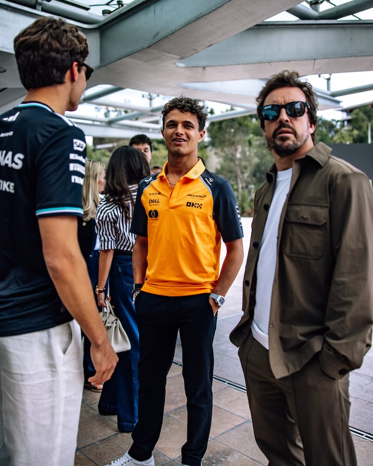 Los pilotos de la Fórrmula uno asistieron al prestreno de F1 La Película (Foto: Alex O'Connor)