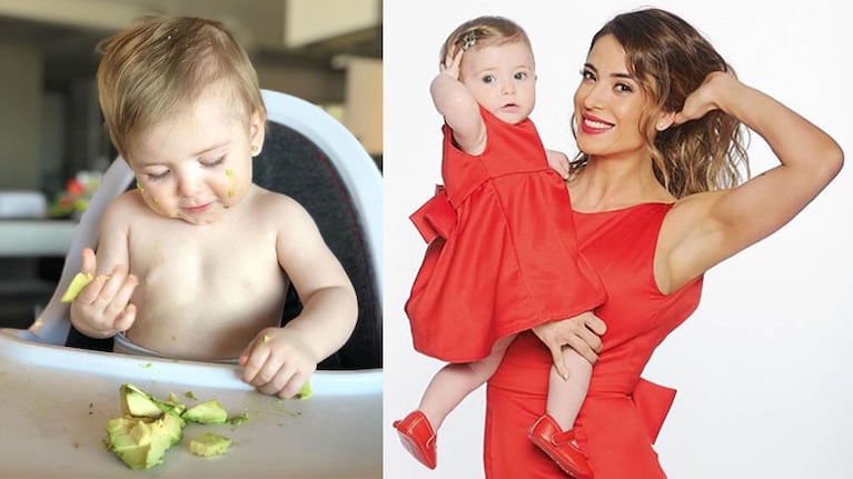 Los platos qué le hace Jésica Cirio a Chloé: Mezclo los alimentos por colores para que le llamen la atención