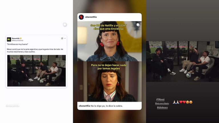 Los posteos de Griselda Siciliani tras el audio que complicó a Luciano Castro (Fotos: Instagram @griseldasiciliani)