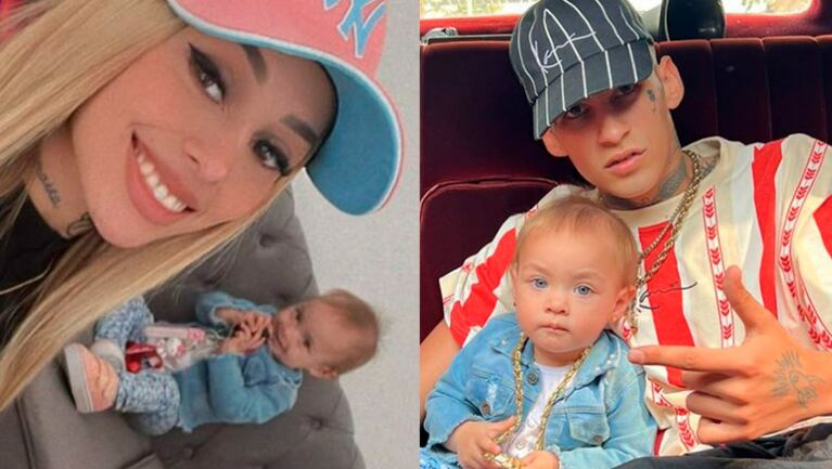 Los posteos de L-Gante y Tamara Báez por el cumple de su hija en medio de rumores de separación.