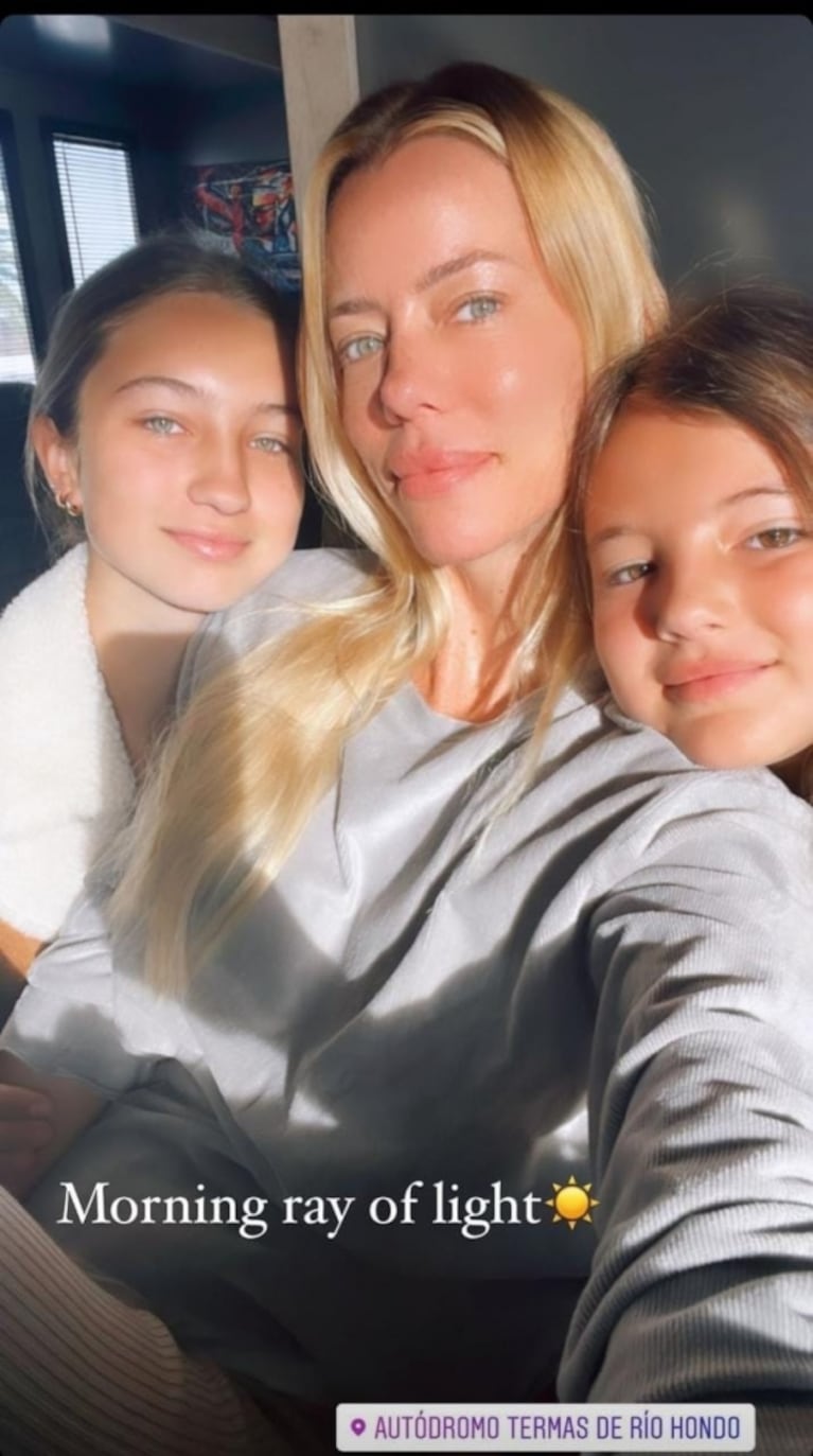 Los posteos de Nicole Neumann con sus hijas tras el nacimiento del bebé de Mica Viciconte y Cubero