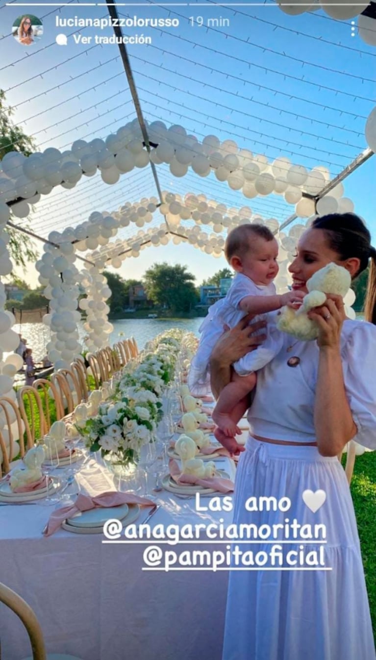 Los preparativos del bautismo de Ana, la hija de Pampita y Roberto García Moritán: increíble decoración y detalles inolvidables