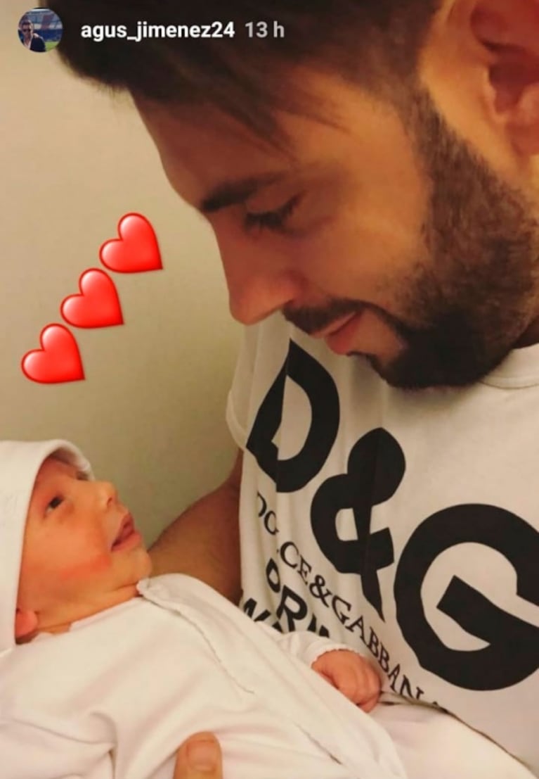 Los primeros días de Ailén Bechara y su novio junto a su bebé, Francisco: "Gordito comilón"