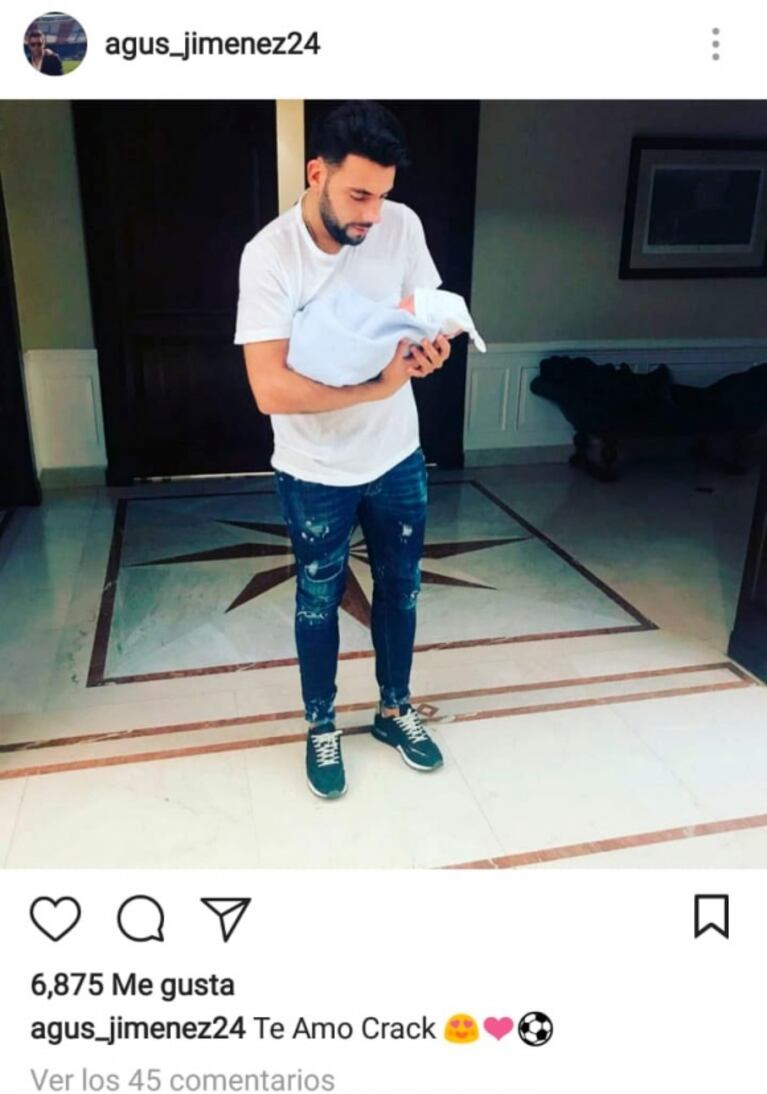 Los primeros días de Ailén Bechara y su novio junto a su bebé, Francisco: "Gordito comilón"
