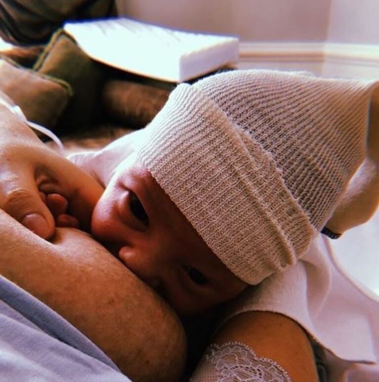 Los primeros días de Ailén Bechara y su novio junto a su bebé, Francisco: "Gordito comilón"