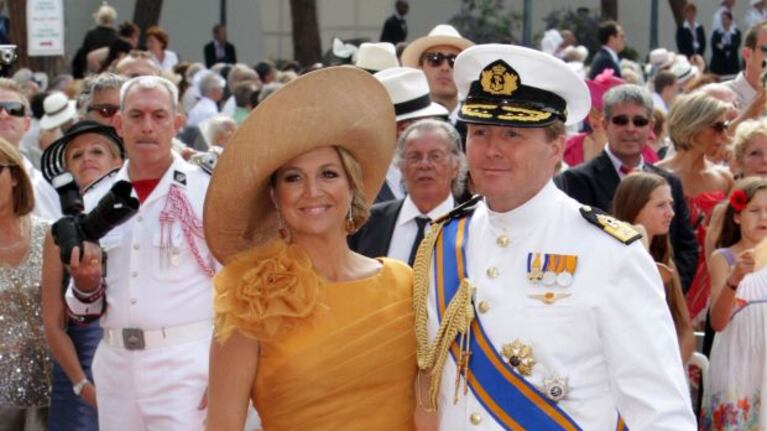Los príncipes de Holanda fueron a la boda. (Foto: Southern Press)