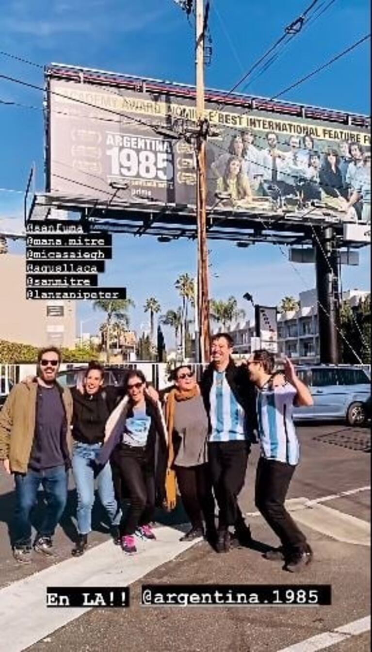 Los protagonistas de Argentina, 1985 en la previa de los Oscar: cantitos y camisetas de la Selección