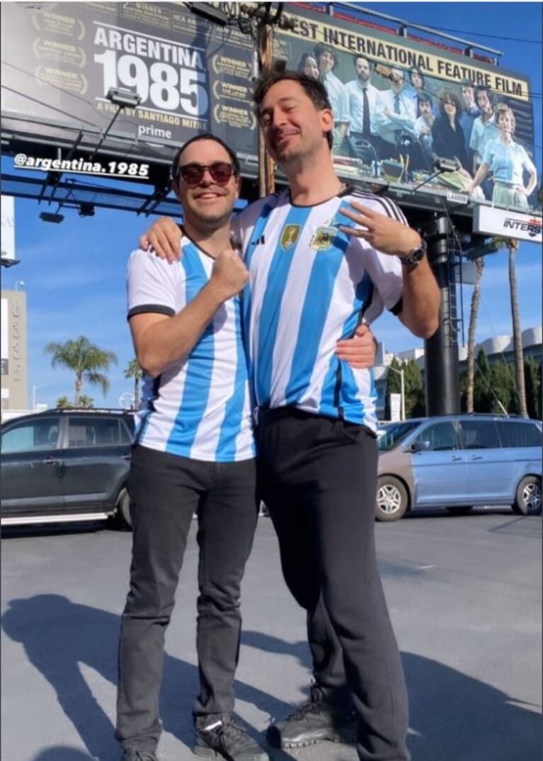 Los protagonistas de Argentina, 1985 en la previa de los Oscar: cantitos y camisetas de la Selección