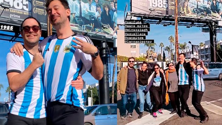 Los protagonistas de Argentina, 1985 en la previa de los Oscar: cantos y camisetas de la Selección