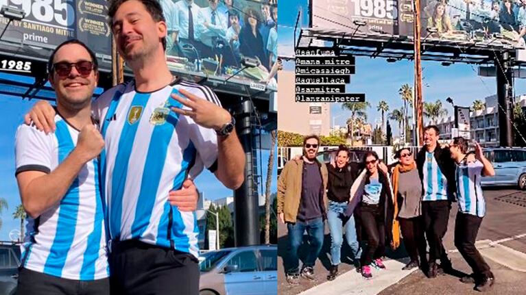 Los protagonistas de Argentina, 1985 en la previa de los Oscar: cantos y camisetas de la Selección