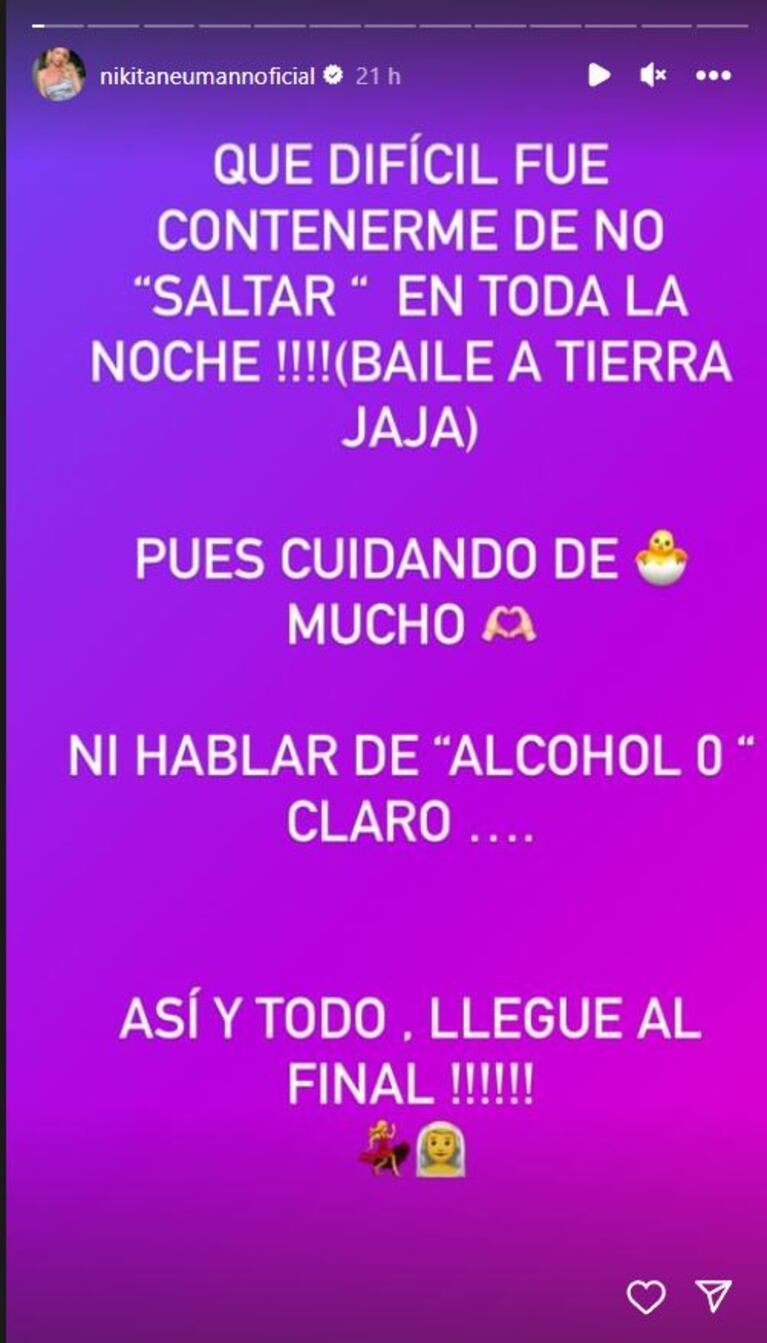 Los recaudos de Nicole Neumann en su fiesta de casamiento con Manu Urcera para proteger a su bebé en camino