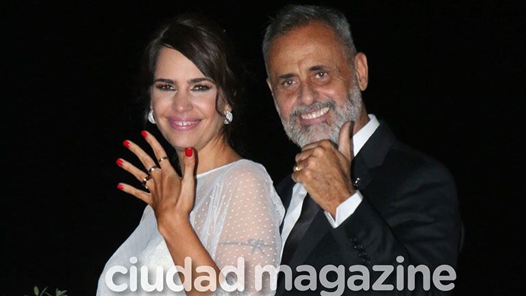 Los regalos solidarios del casamiento de Jorge Rial y Romina Pereiro