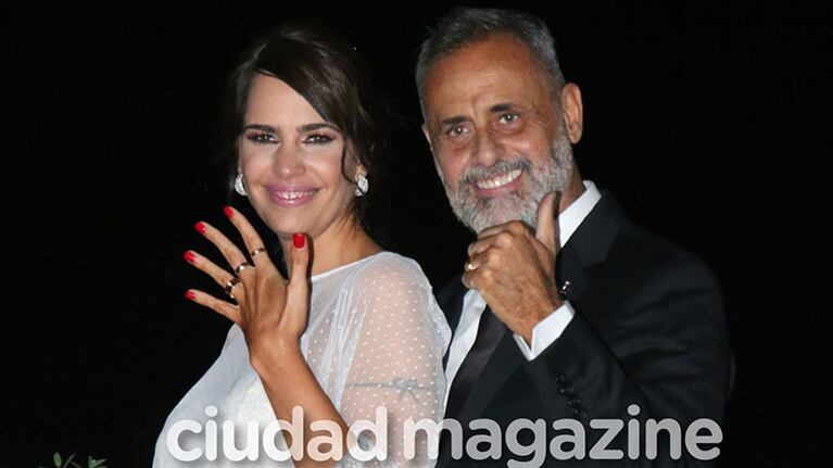 Los regalos solidarios del casamiento de Jorge Rial y Romina Pereiro
