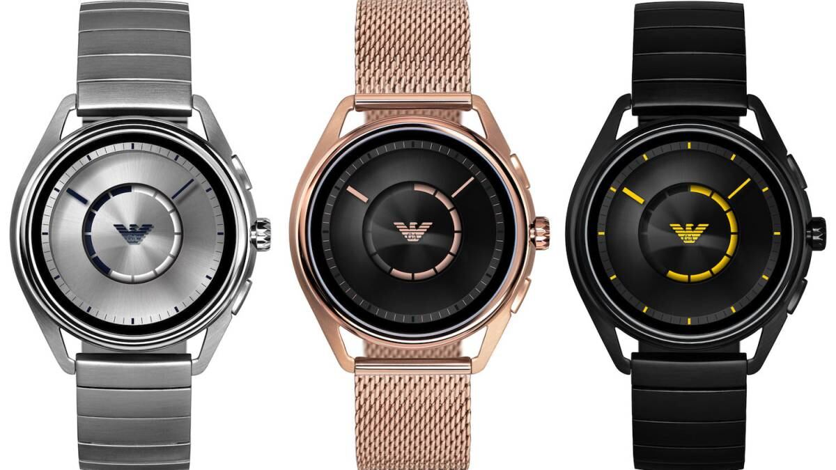 Los relojes inteligentes de Emporio Armani ya están disponibles en pedidos por adelantado