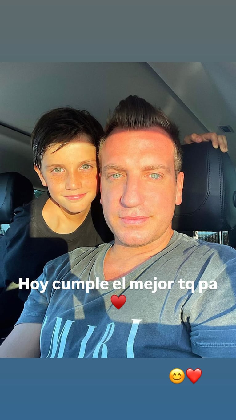 Los saludos de los hijos de Maxi López