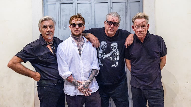 LOS SEX PISTOLS CON FRANK CARTER. Foto: prensa