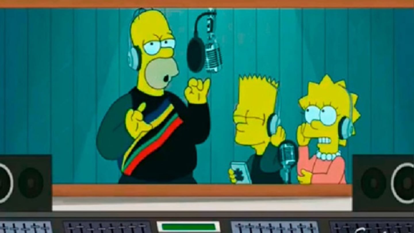 Los Simpsons también disfrutan del #DuraChallenge de Daddy Yankee